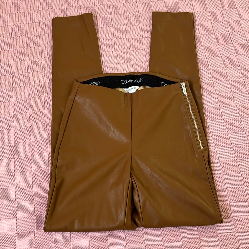 Calvin Klein leather pants